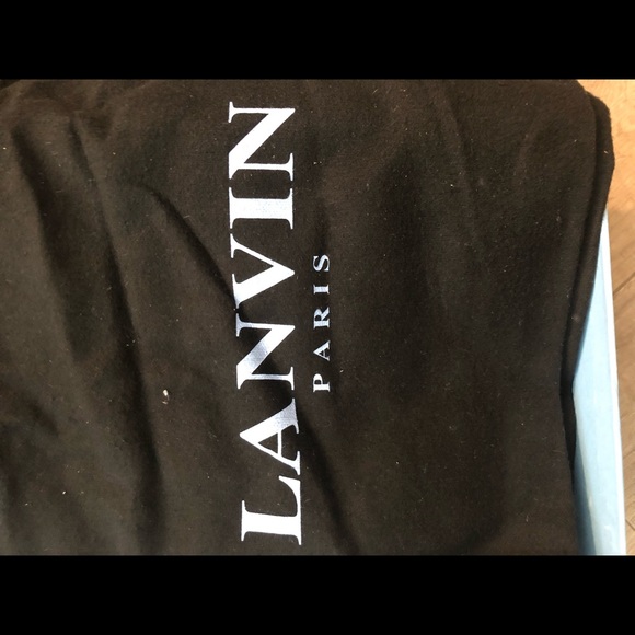 Men’s Lanvin grey/ orange trainers, size 11 us - Picture 7 of 8